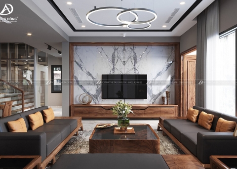 Kệ ti vi gỗ óc chó KE -17